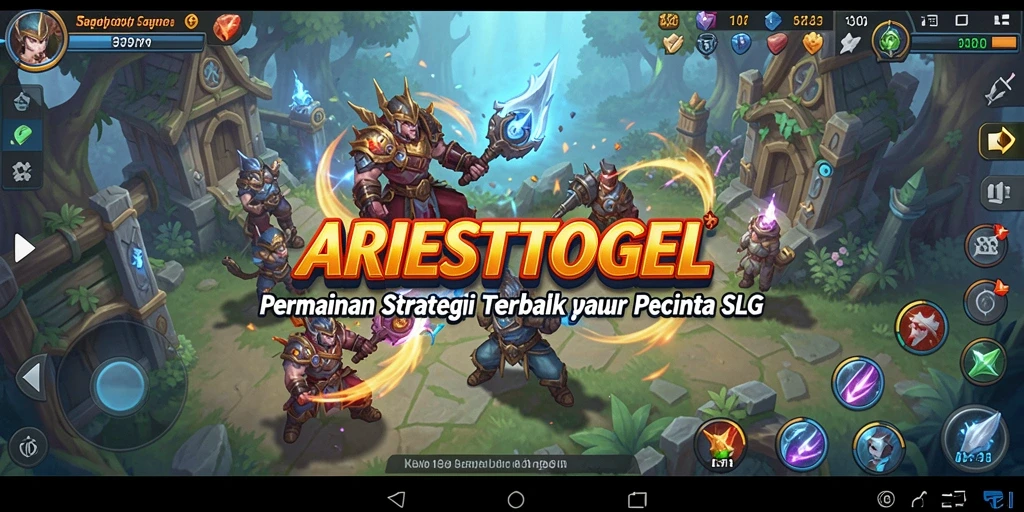Tampilan gameplay <strong>ARIESTOGEL</strong> yang seru dan penuh strategi.