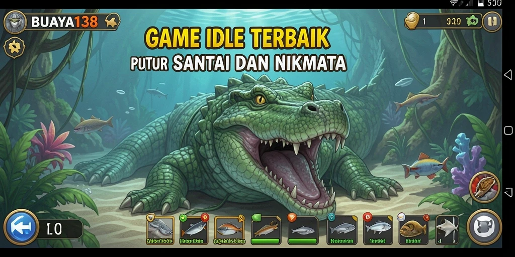 Tampilan gameplay menarik dari BUAYA138 di kategori Idle.