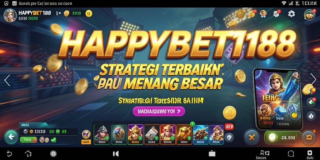 Tampilan gameplay <strong>HAPPYBET188</strong> yang seru dan penuh strategi.