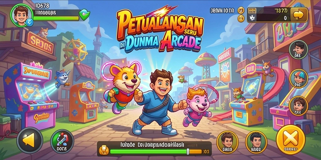 Screenshot <strong>ID678</strong> menunjukkan aksi gameplay seru dalam tantangan arcade.