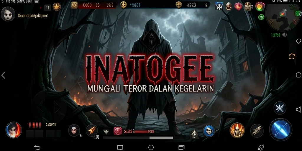 Menakutkan, tampilan gelap dan makhluk menyeramkan dalam INATOGEL.
