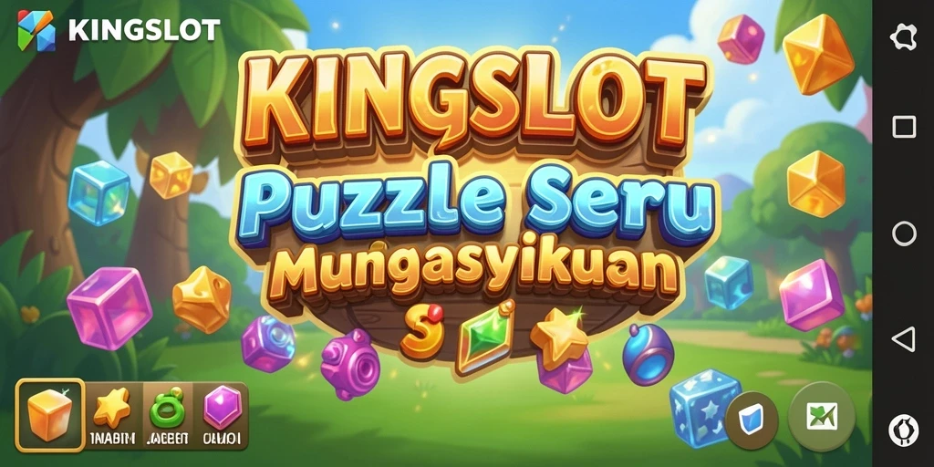Tampilan gameplay KINGSLOT yang penuh warna dan menantang.