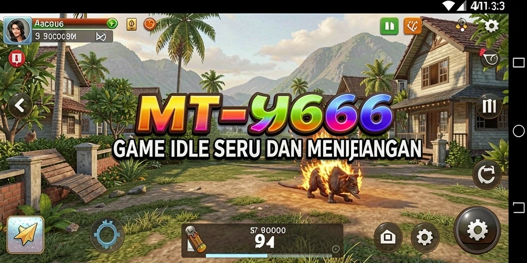 Screenshot utama MT966 menampilkan gameplay Idle yang menarik dan interaktif.