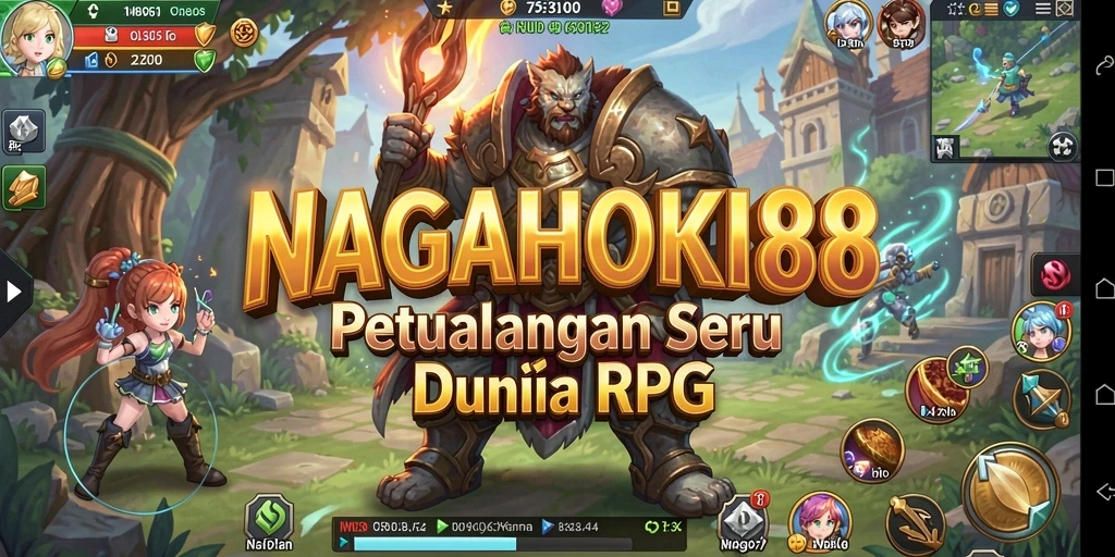 Tampilan gameplay RPG seru di NAGAHOKI88 dengan grafis menawan.