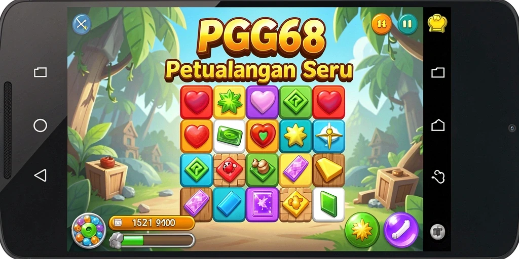 Tampilan menarik dari gameplay PGG68 dengan suasana penuh warna.