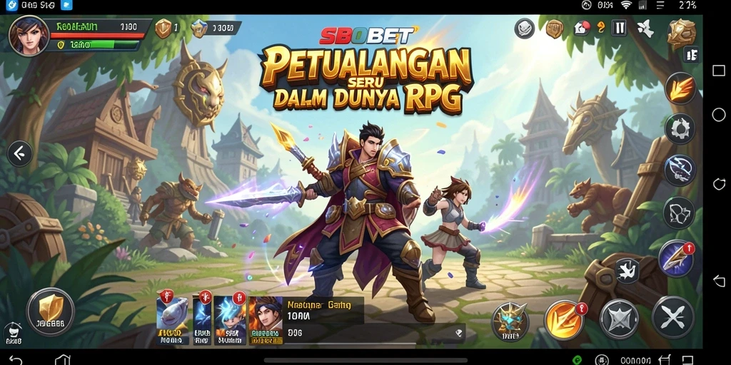 Tampilan gameplay seru di dunia RPG SBOBET.