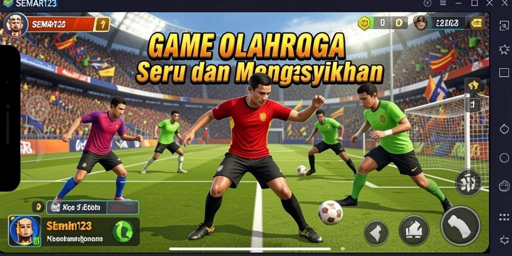 Tampilan gameplay seru <strong>SEMAR123</strong> saat bertanding di lapangan.