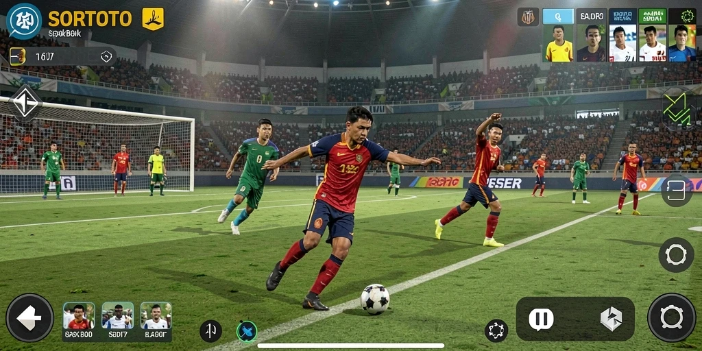 Tampilan menarik dari gameplay SORTOTO yang penuh aksi.