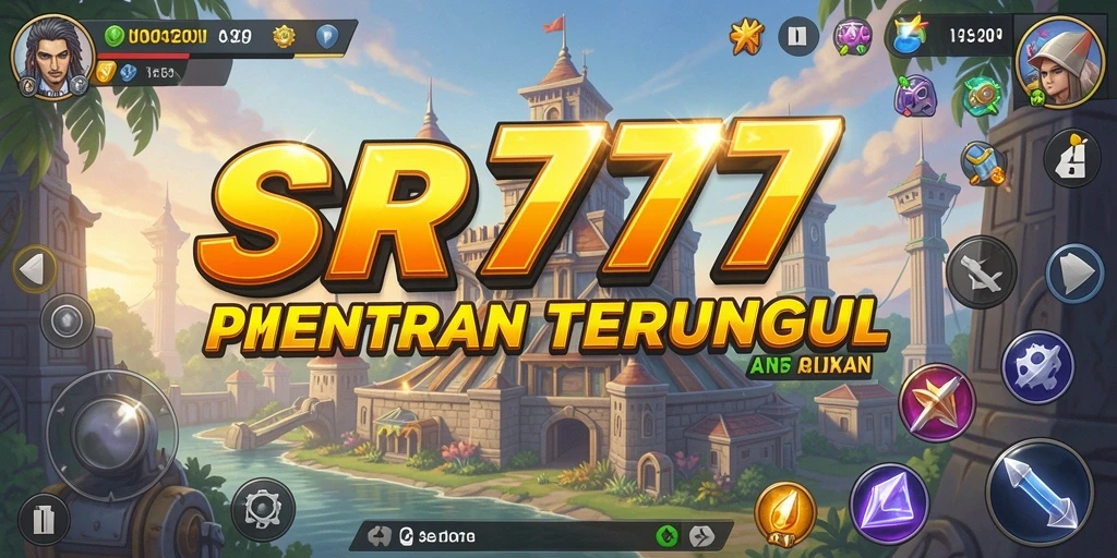 Screenshot gameplay SR777 menunjukkan aksi mendebarkan dalam Tower Defense.
