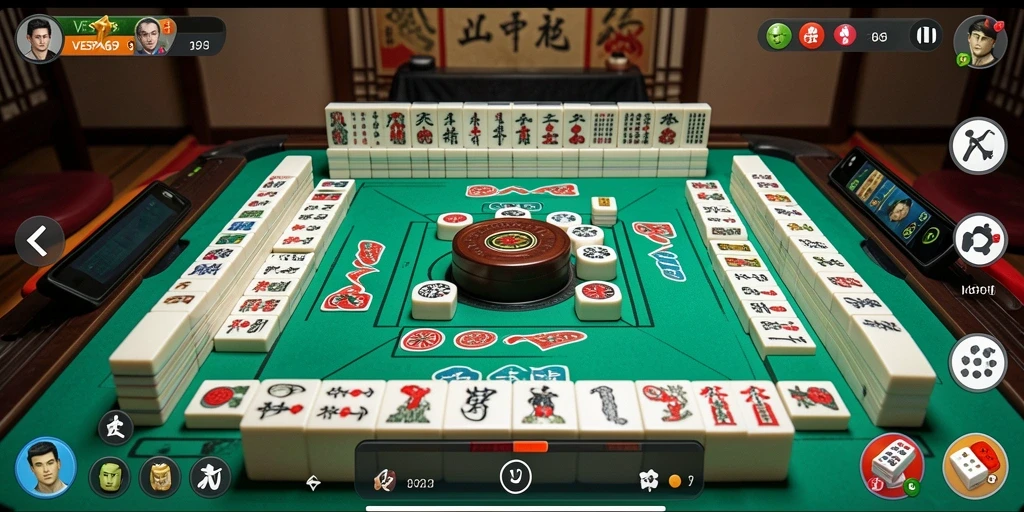Gameplay Mahjong yang menantang dan menyenangkan.